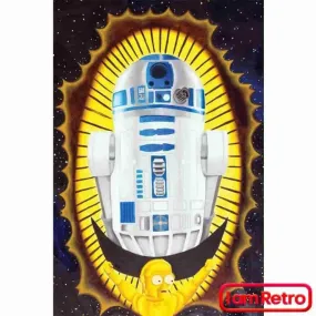 "Virgin of Naboo" R2D2 Star Wars Inspired Gallery Wrapped Canvas Print 12x16 by JesseJFR