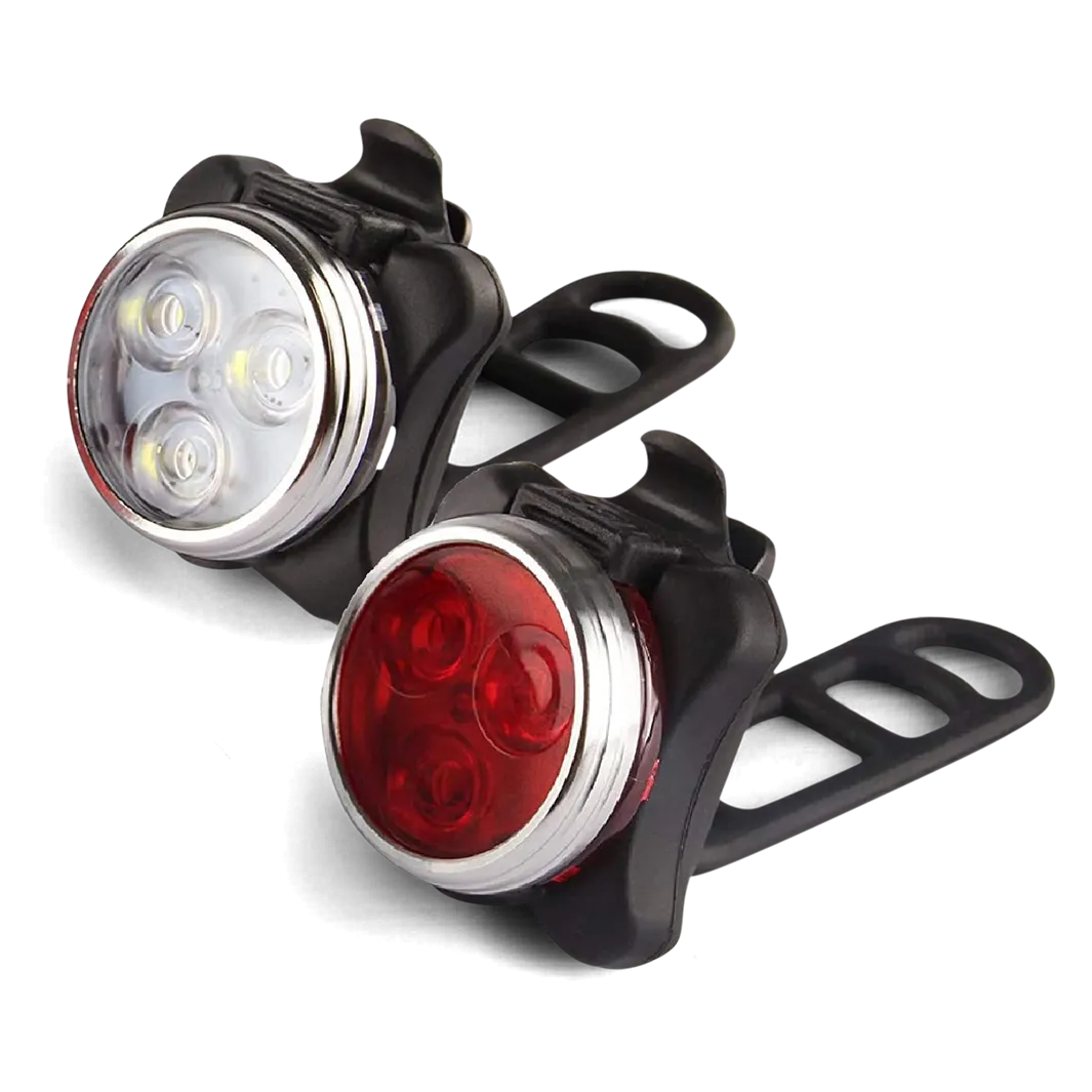 Rechargeable Clip-on Bike Light 2-Pack by Po Campo