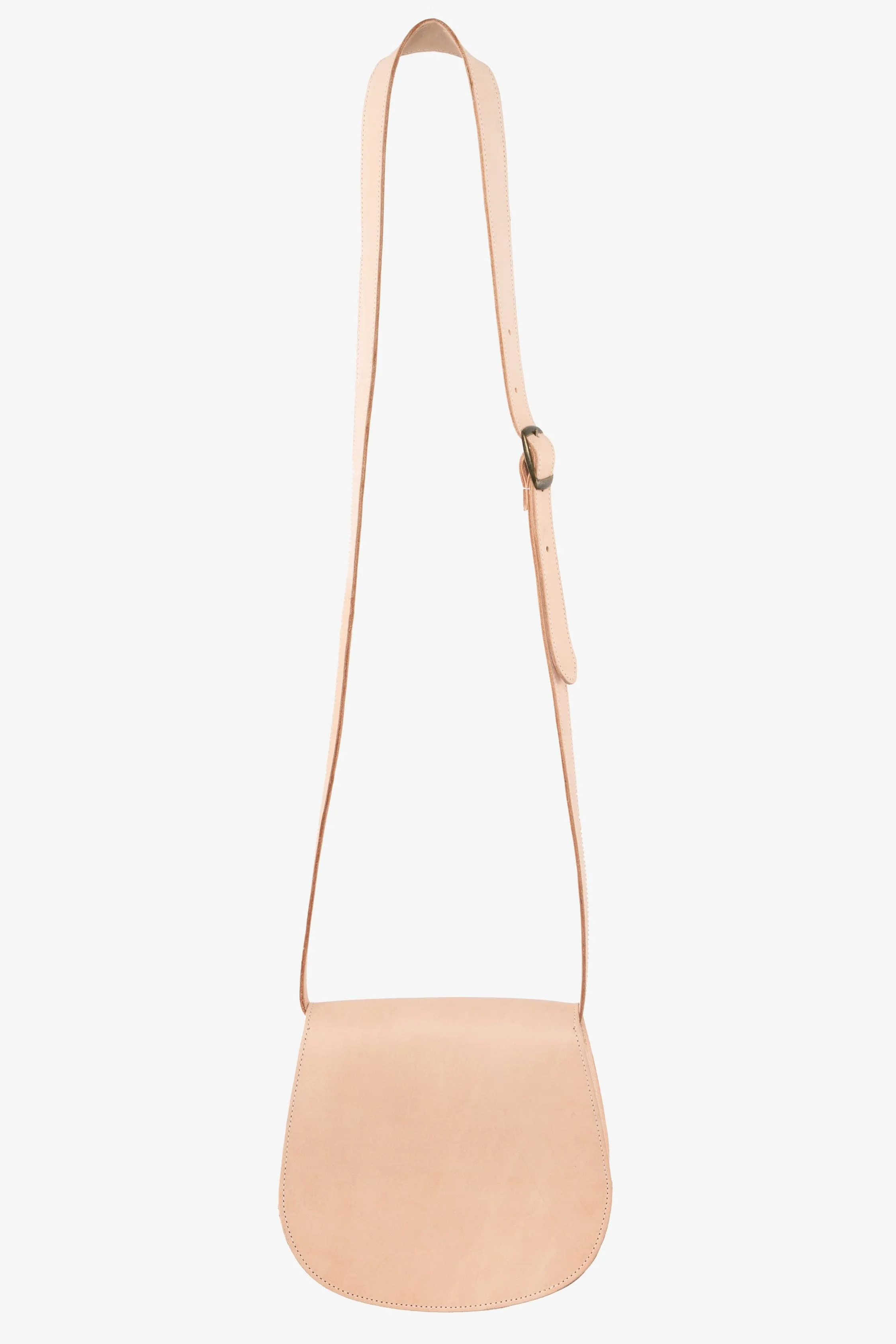 RLH3453 - Classic Leather Saddle Bag