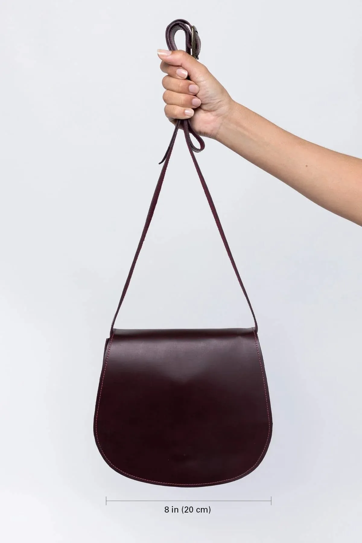 RLH3453 - Classic Leather Saddle Bag