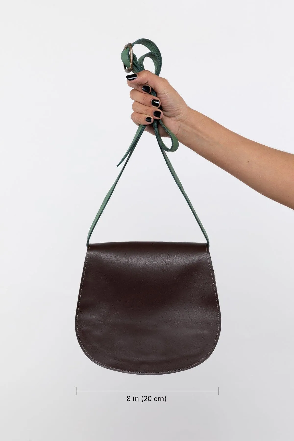 RLH3453 - Classic Leather Saddle Bag