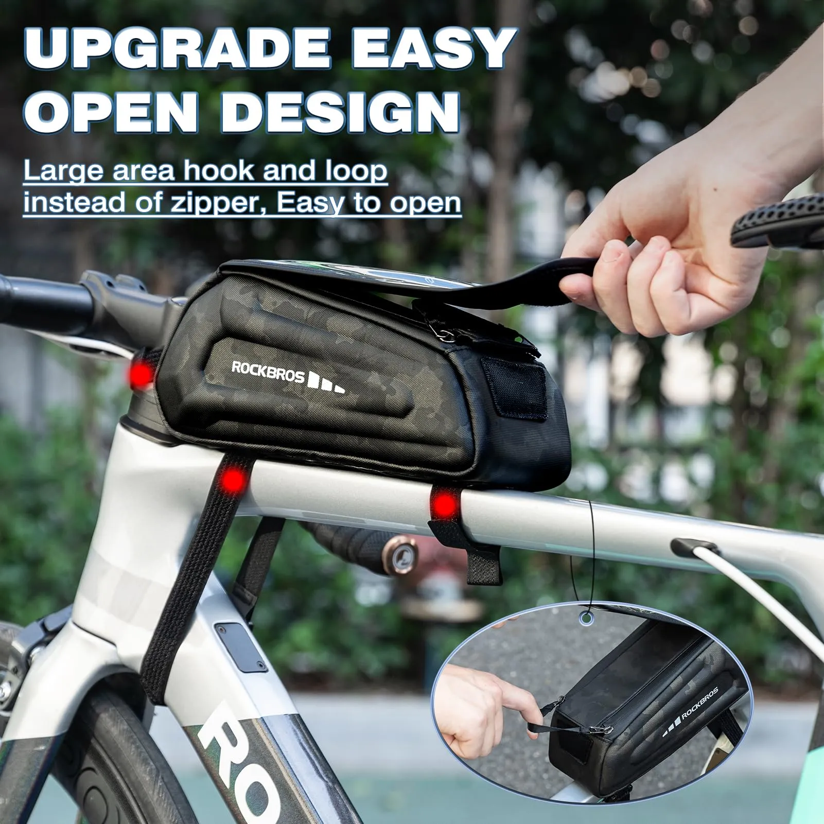 ROCKBROS Bike Bag with Phone Mount