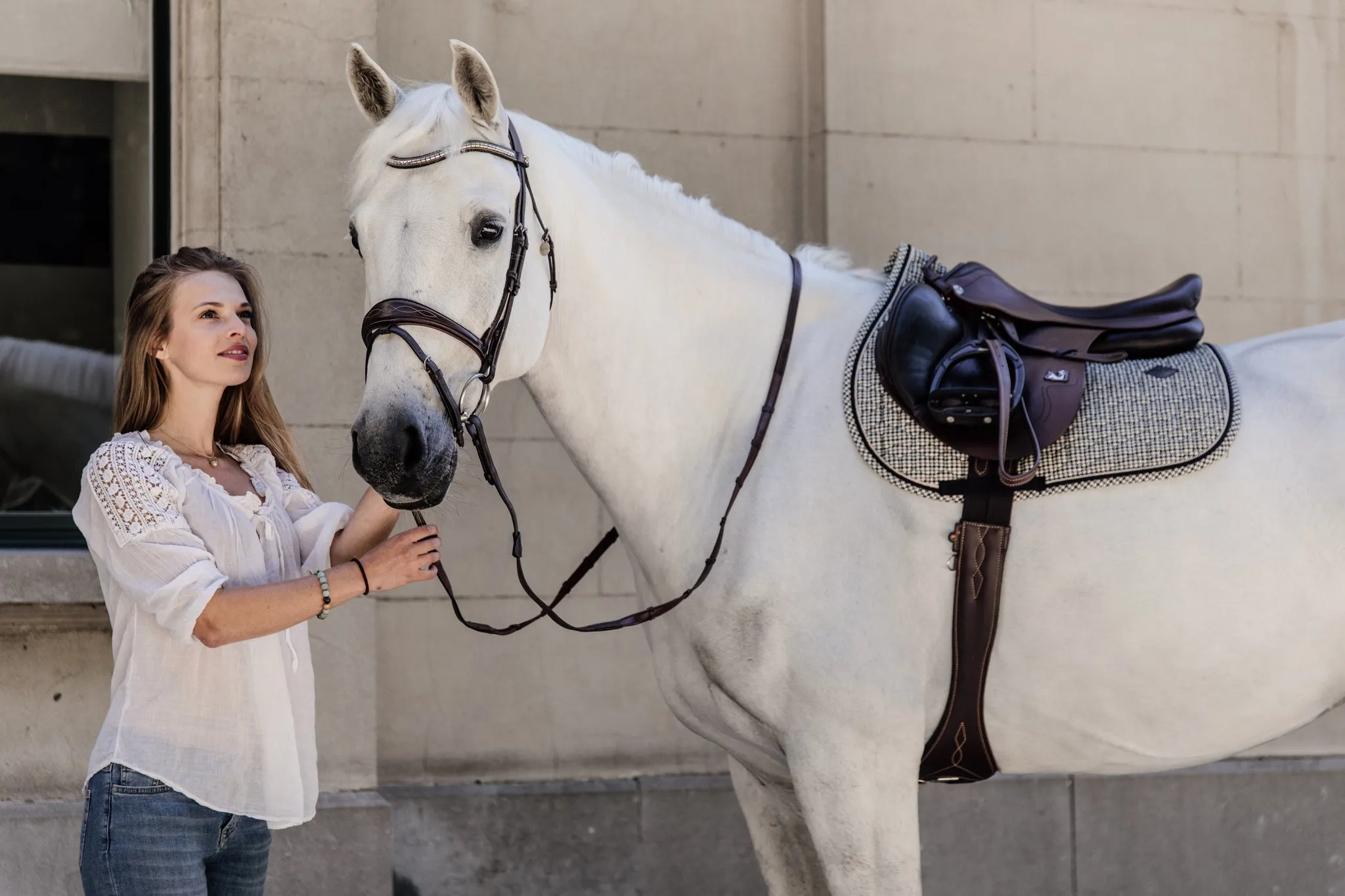 Saddle Pad Pied-de-Poule