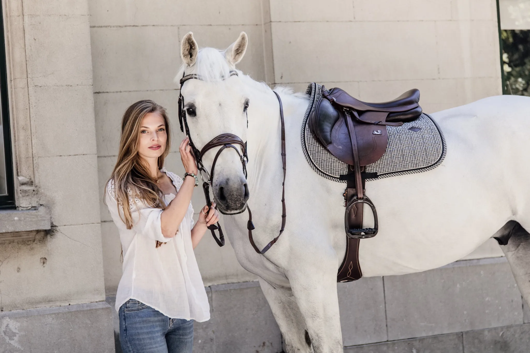 Saddle Pad Pied-de-Poule