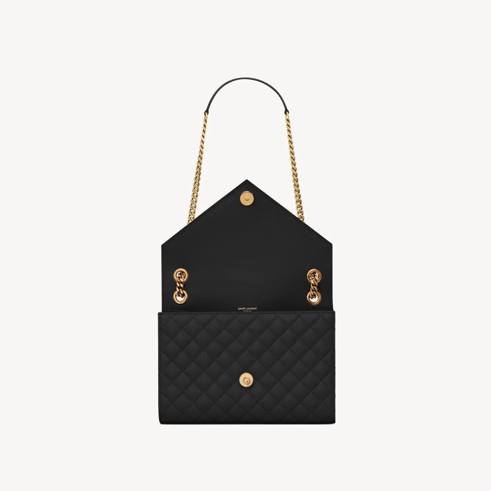 SAINT LAURENT Envelope Medium In Mix Matelassé Leather