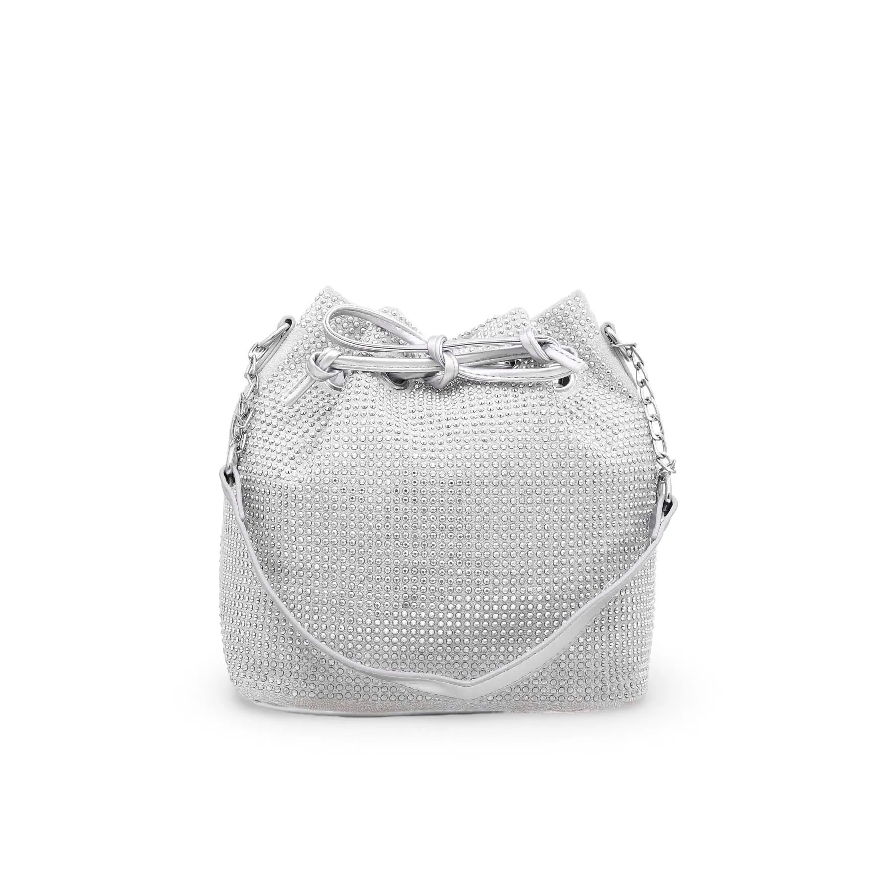 Silver Formal Shoulder Bag P36118