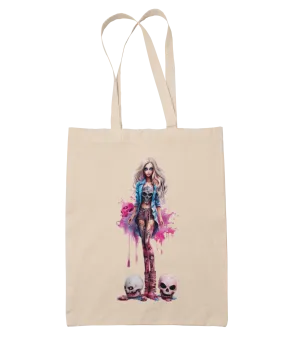 Skull Rocker Barbie Tote Bag