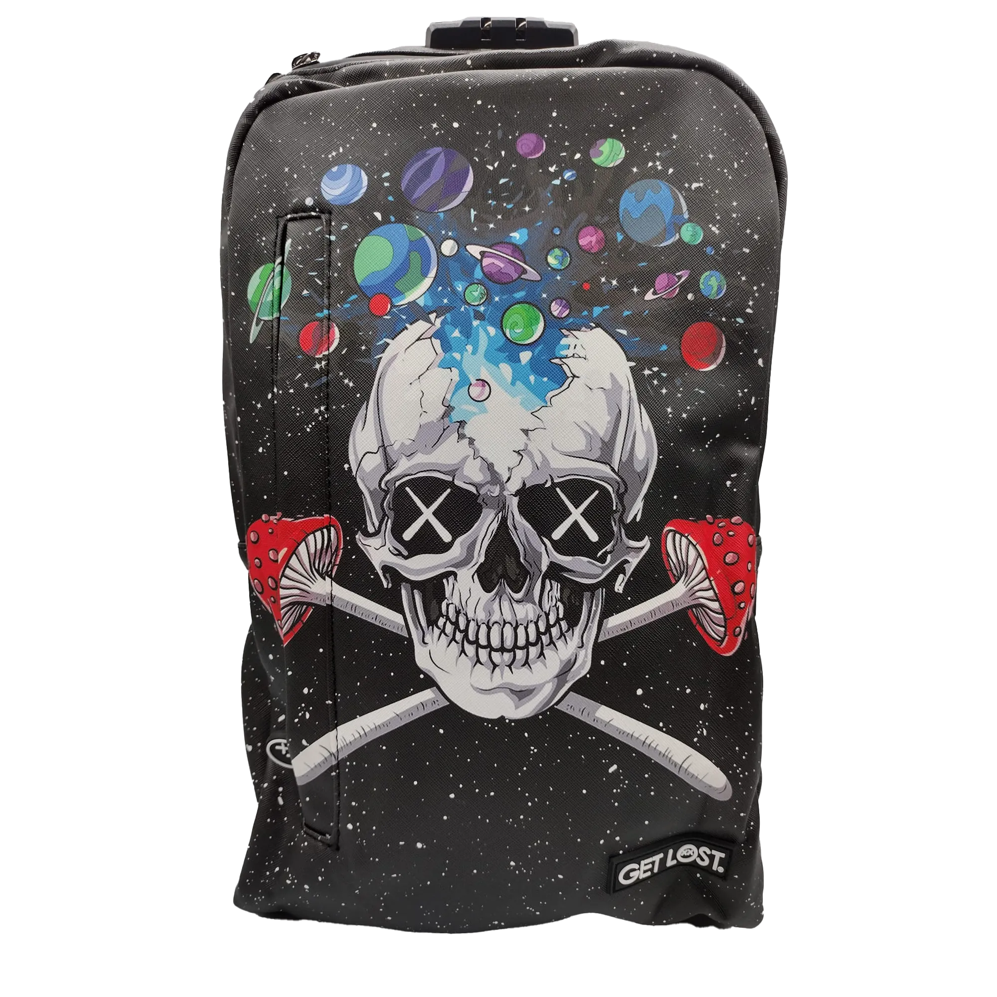 Smell Proof Premium Backpacks l GALAXY SKULL