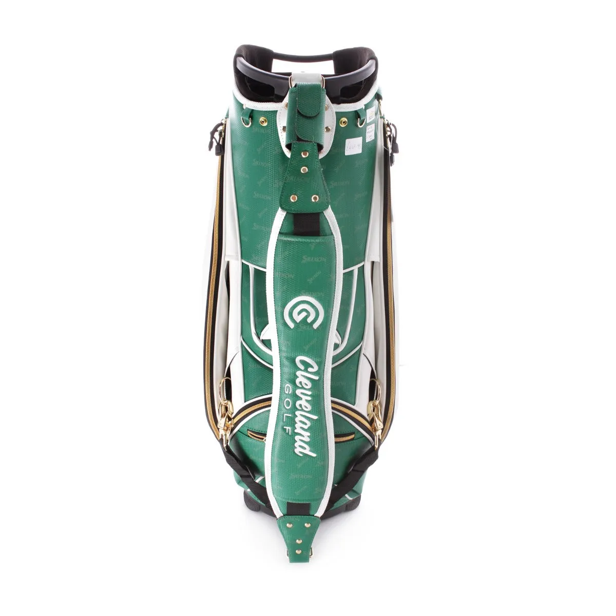 Srixon Second Hand Staff Bag 5 Way Divider - Green/White *Includes Towel/Exclusive Headcovers*