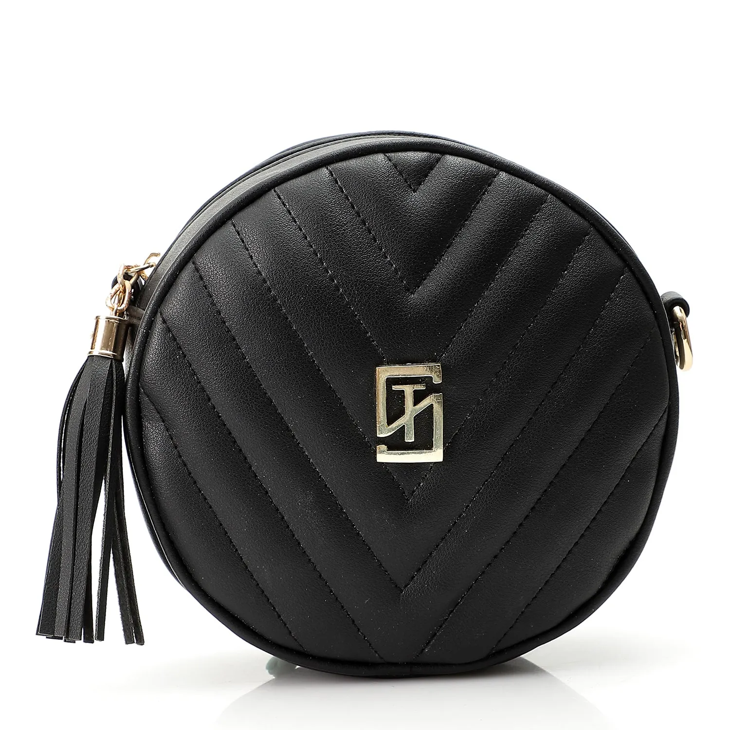 ST Mini Round Crossbody Bag