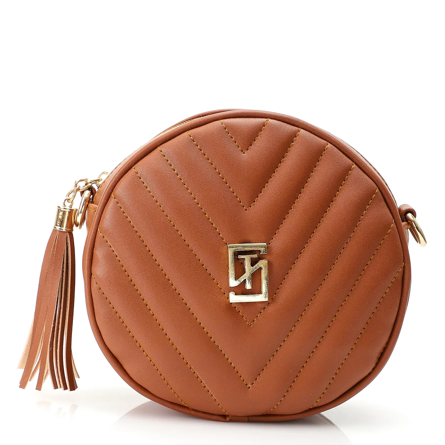 ST Mini Round Crossbody Bag