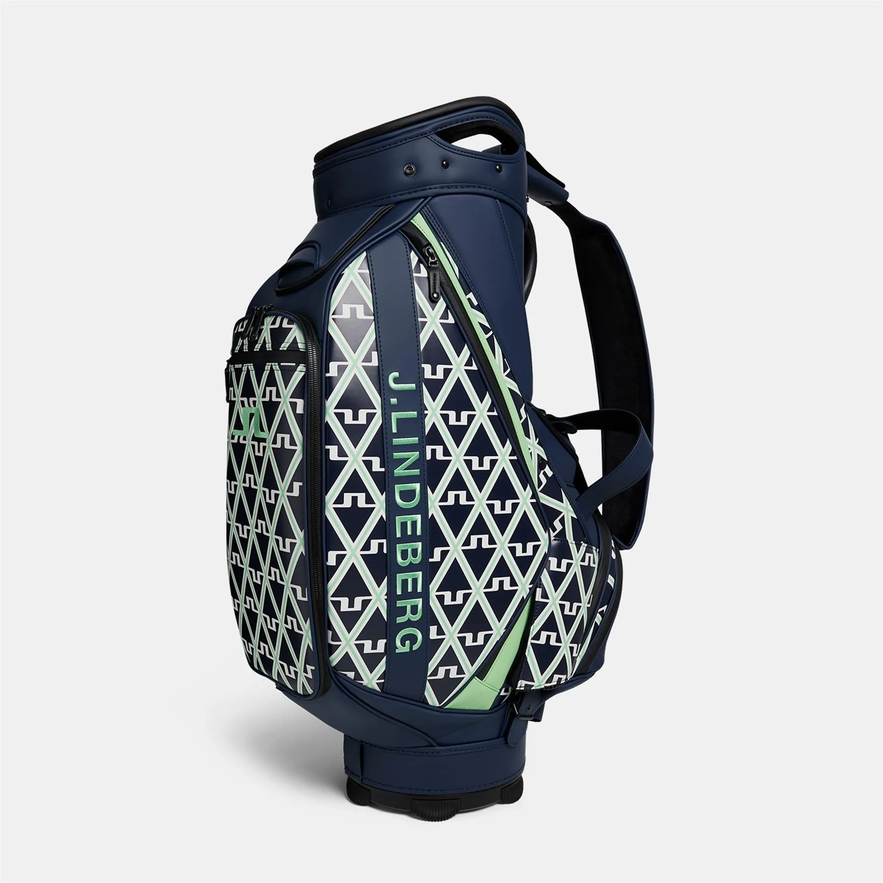 Staff Printed Golf Bag Geo JL Navy - SS24