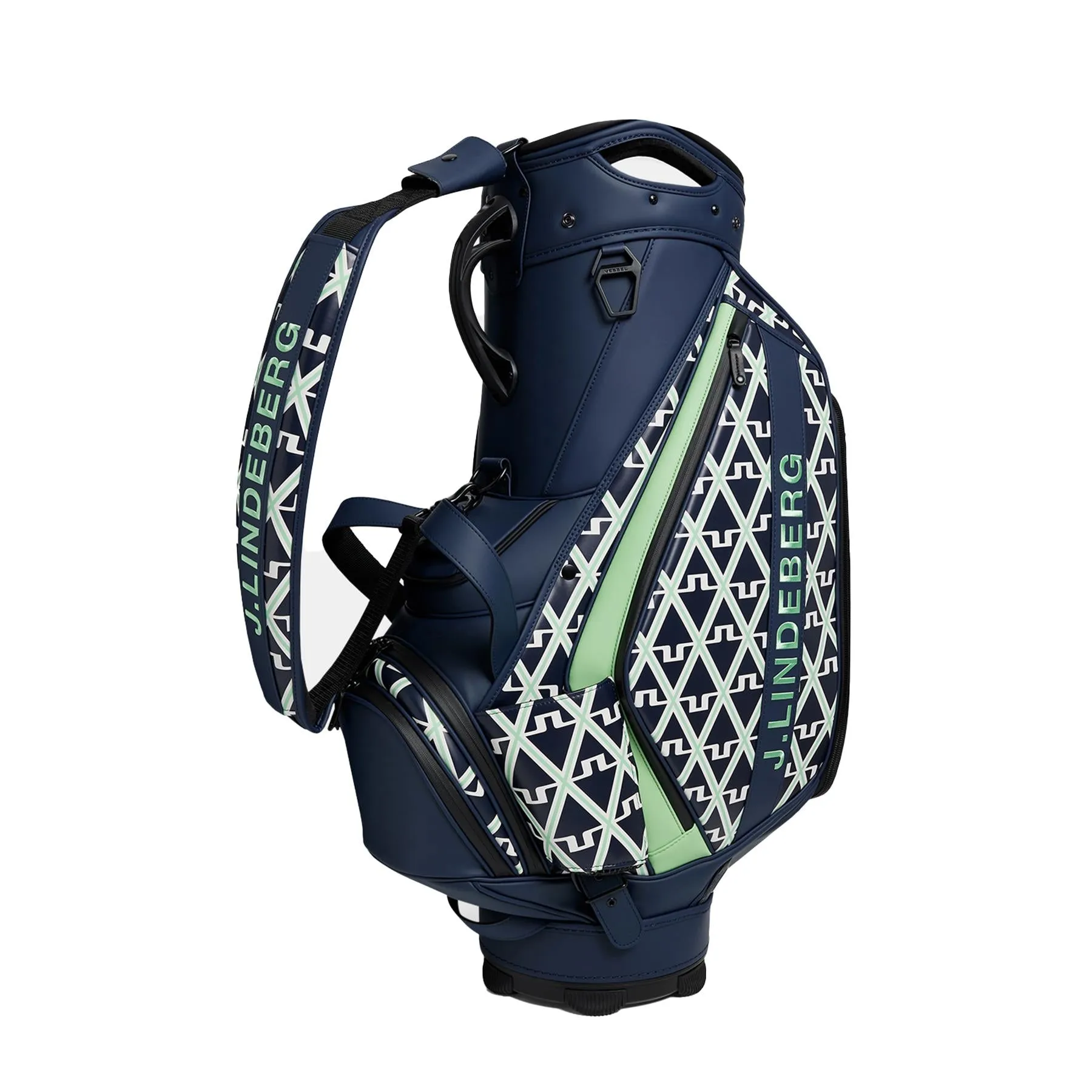 Staff Printed Golf Bag Geo JL Navy - SS24