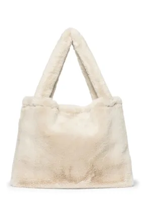 Studio Noos Mom Bag Faux Fur | Neutral Faux Fur