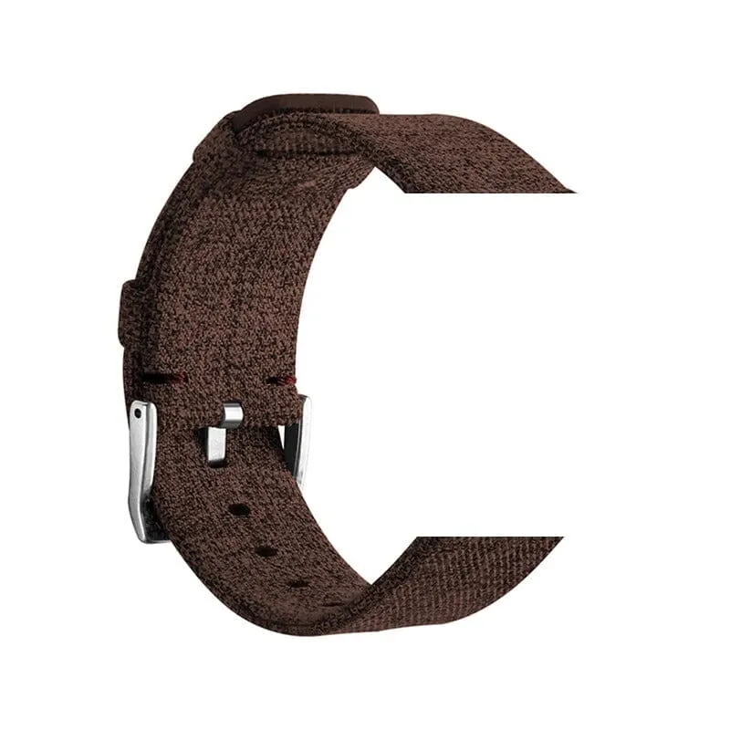 Stylish Canvas Watch Straps Compatible with Samsung Galaxy Watch 4 Classic (42mm & 46mm)