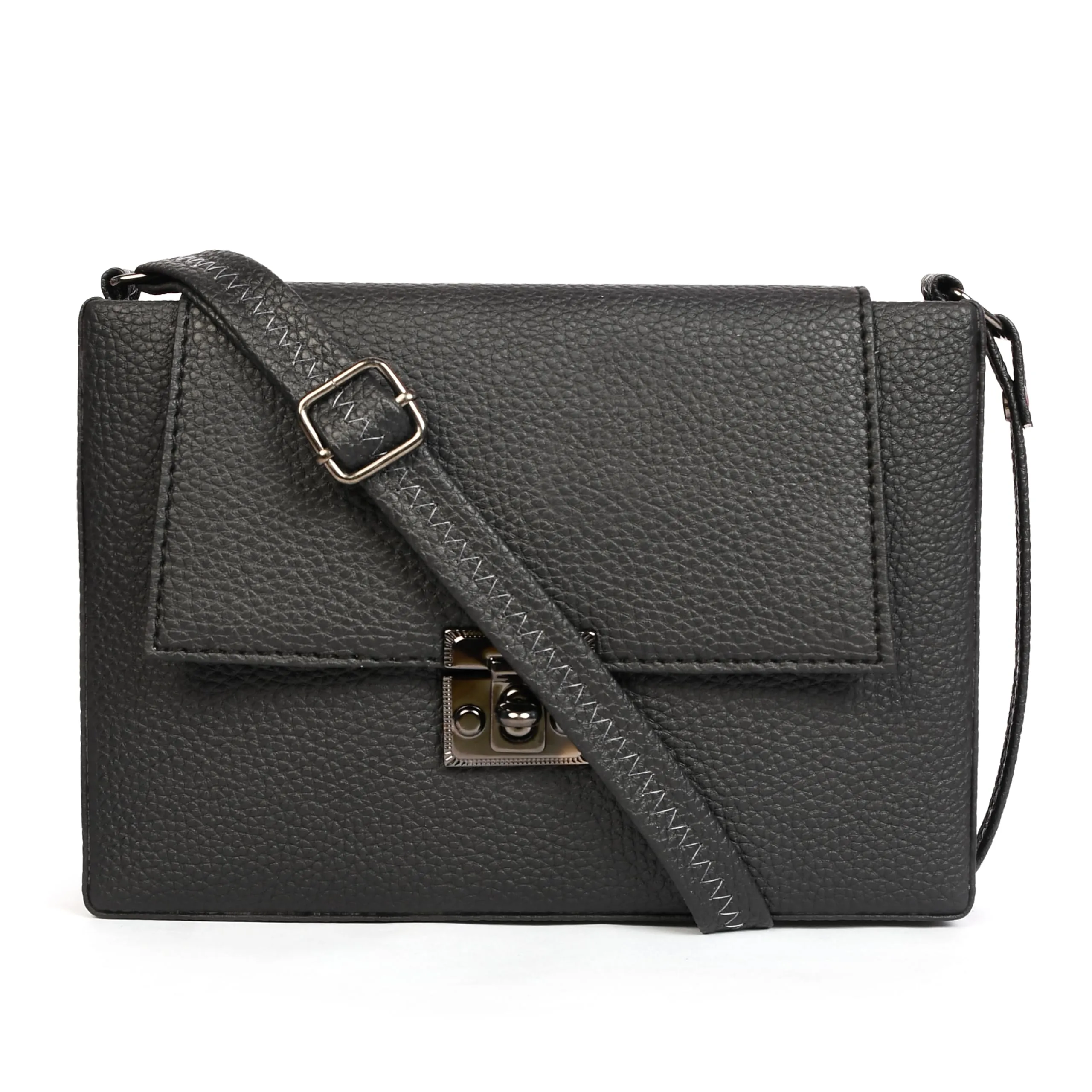 Stylish Women's Sling Bag Compact - BLACK