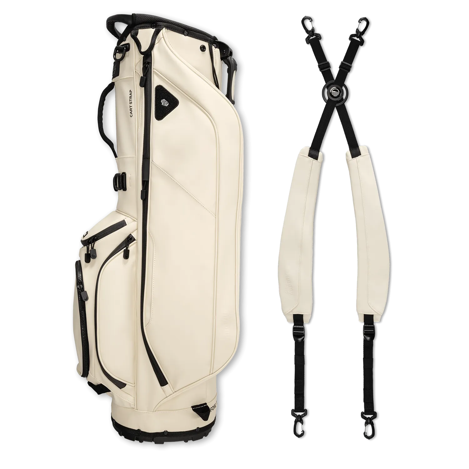 Sunday Golf Ryder S-Class | Cream Vegan Leather