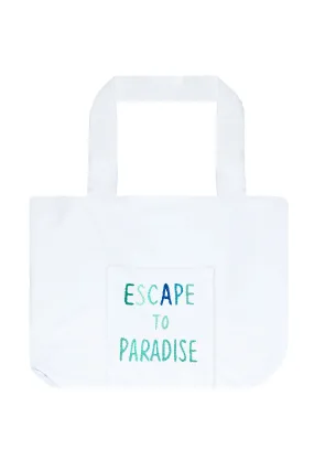 Sunseeker Take Away Tote Bag - Escape to Paradise Embroidery