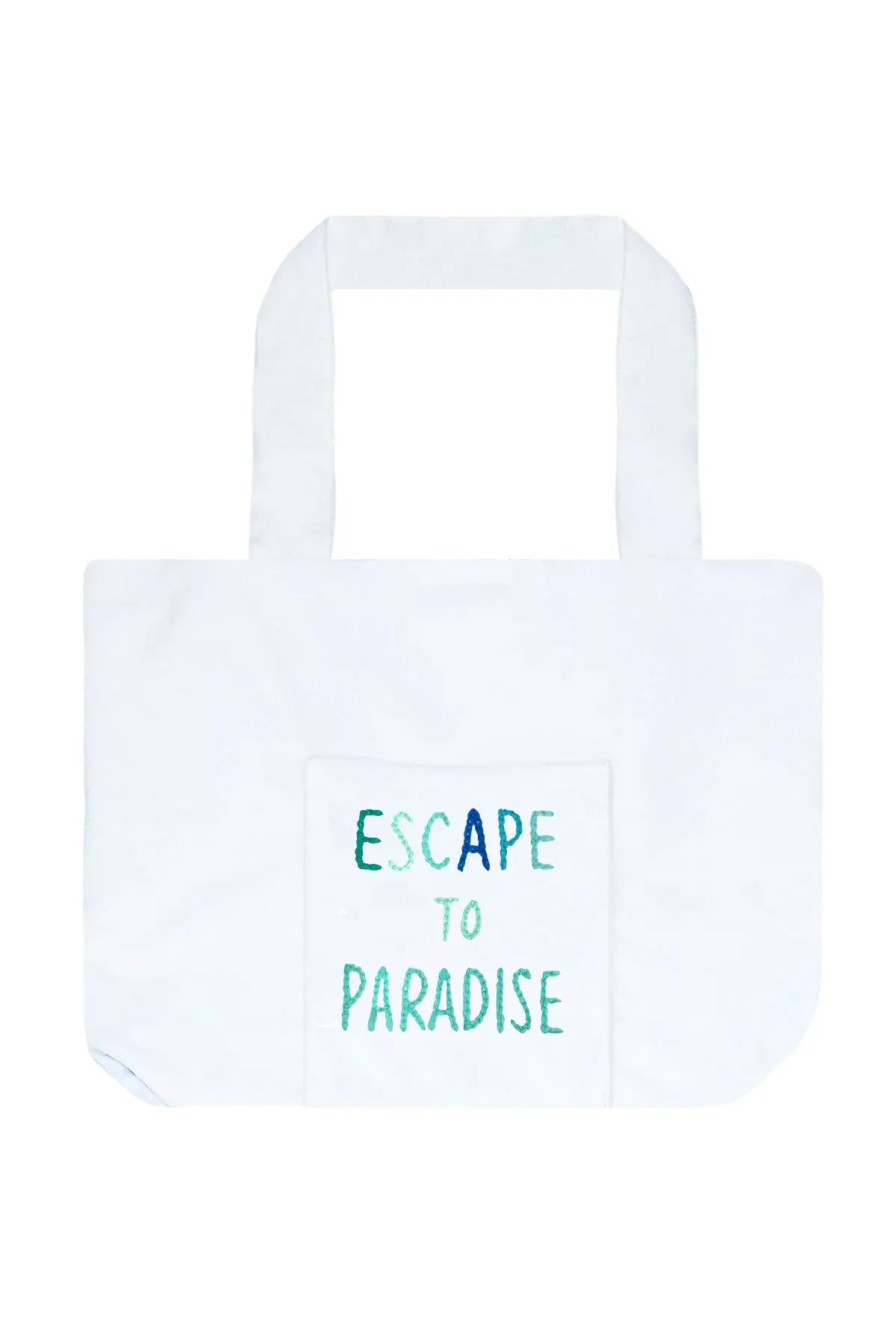 Sunseeker Take Away Tote Bag - Escape to Paradise Embroidery