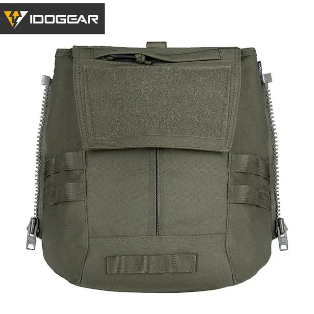 Tactical Panel Zip on Pouch Backpack Plate Carrier Bag for CPC AVS JPC2.0 Vest 3531