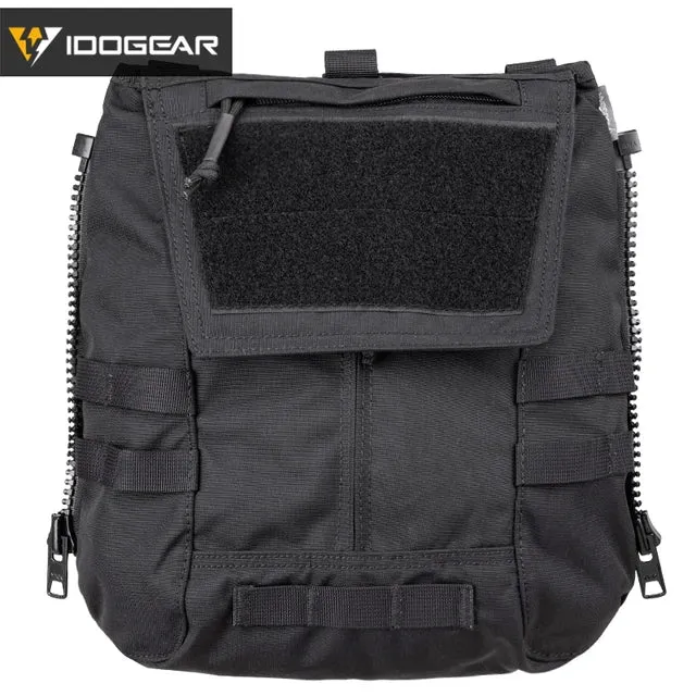 Tactical Panel Zip on Pouch Backpack Plate Carrier Bag for CPC AVS JPC2.0 Vest 3531