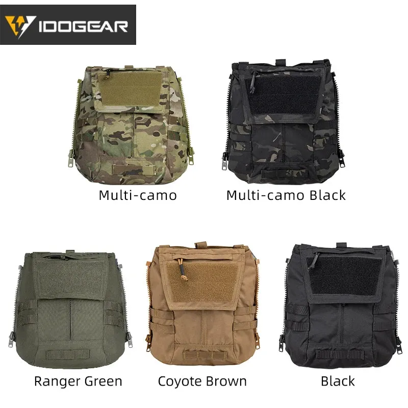 Tactical Panel Zip on Pouch Backpack Plate Carrier Bag for CPC AVS JPC2.0 Vest 3531