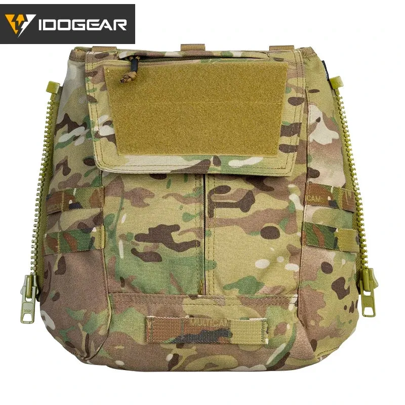 Tactical Panel Zip on Pouch Backpack Plate Carrier Bag for CPC AVS JPC2.0 Vest 3531