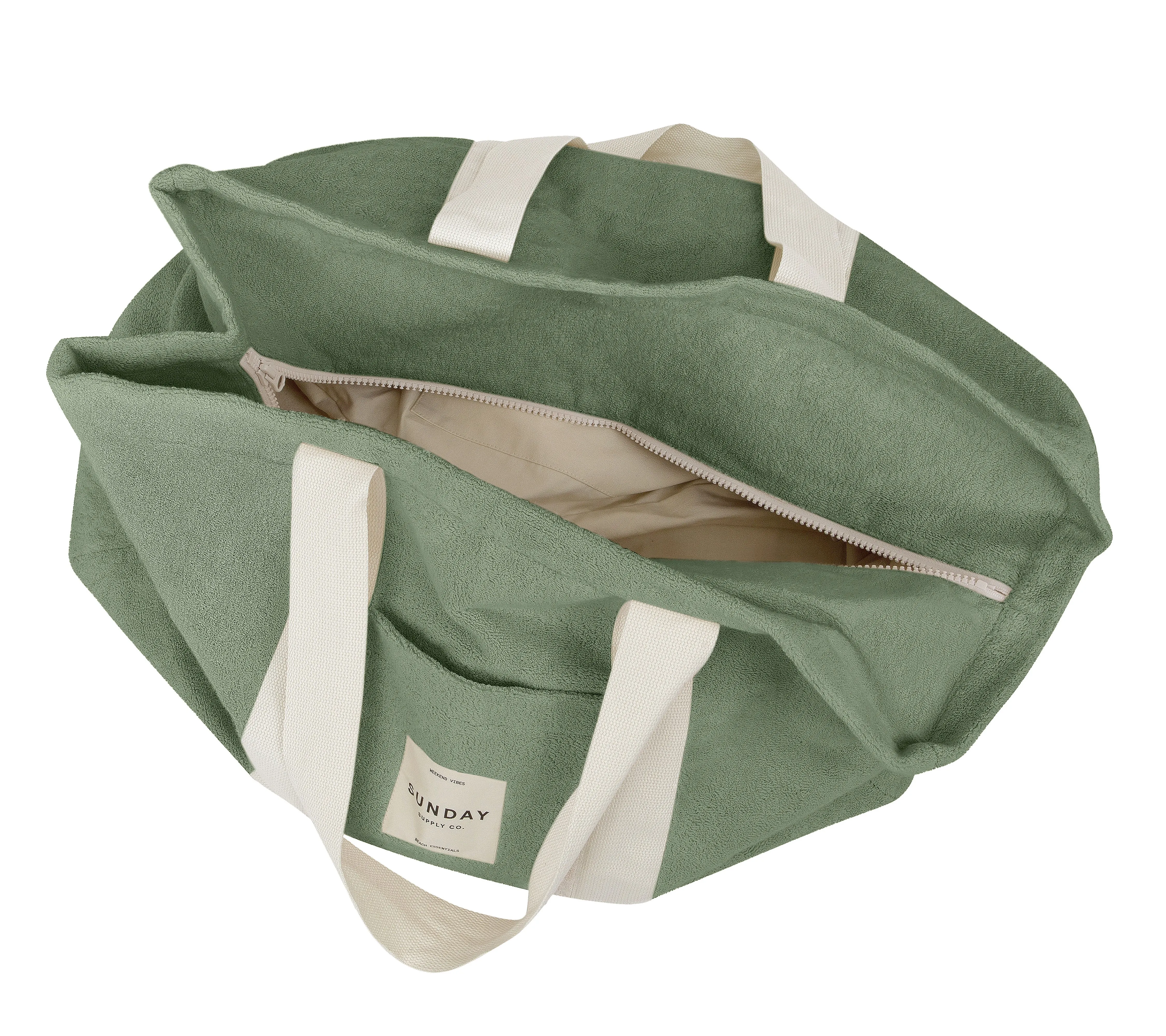 Tallow Towelling Beach Bag