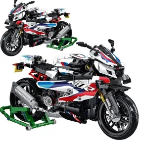 Tech MOC BMW M 1000RR Motorcycle Bricks Toys 672004