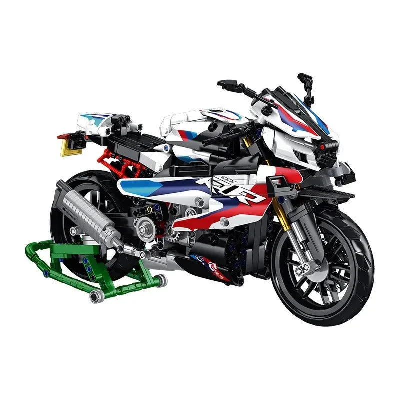 Tech MOC BMW M 1000RR Motorcycle Bricks Toys 672004