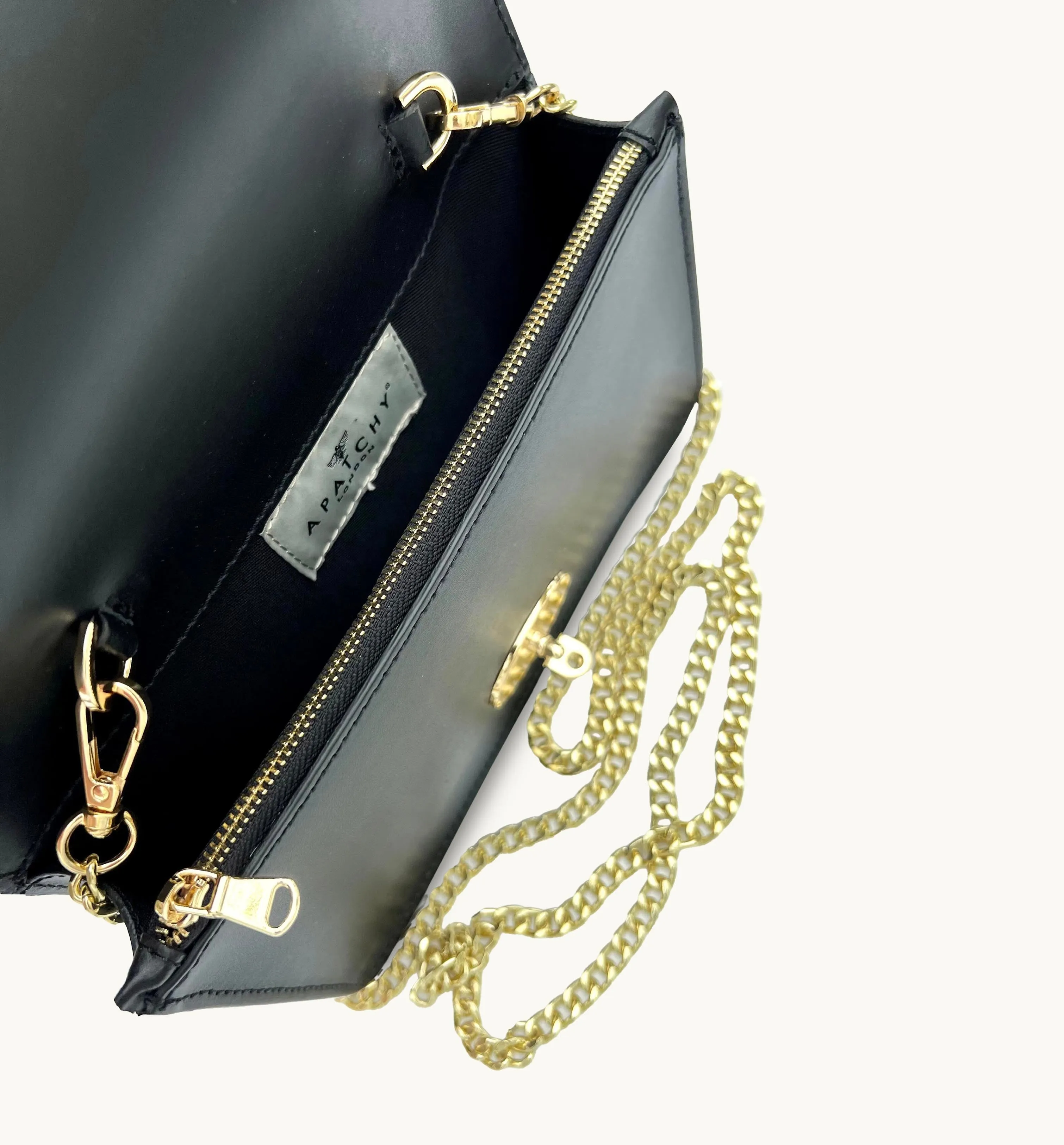 The Amelia Black Leather Bag