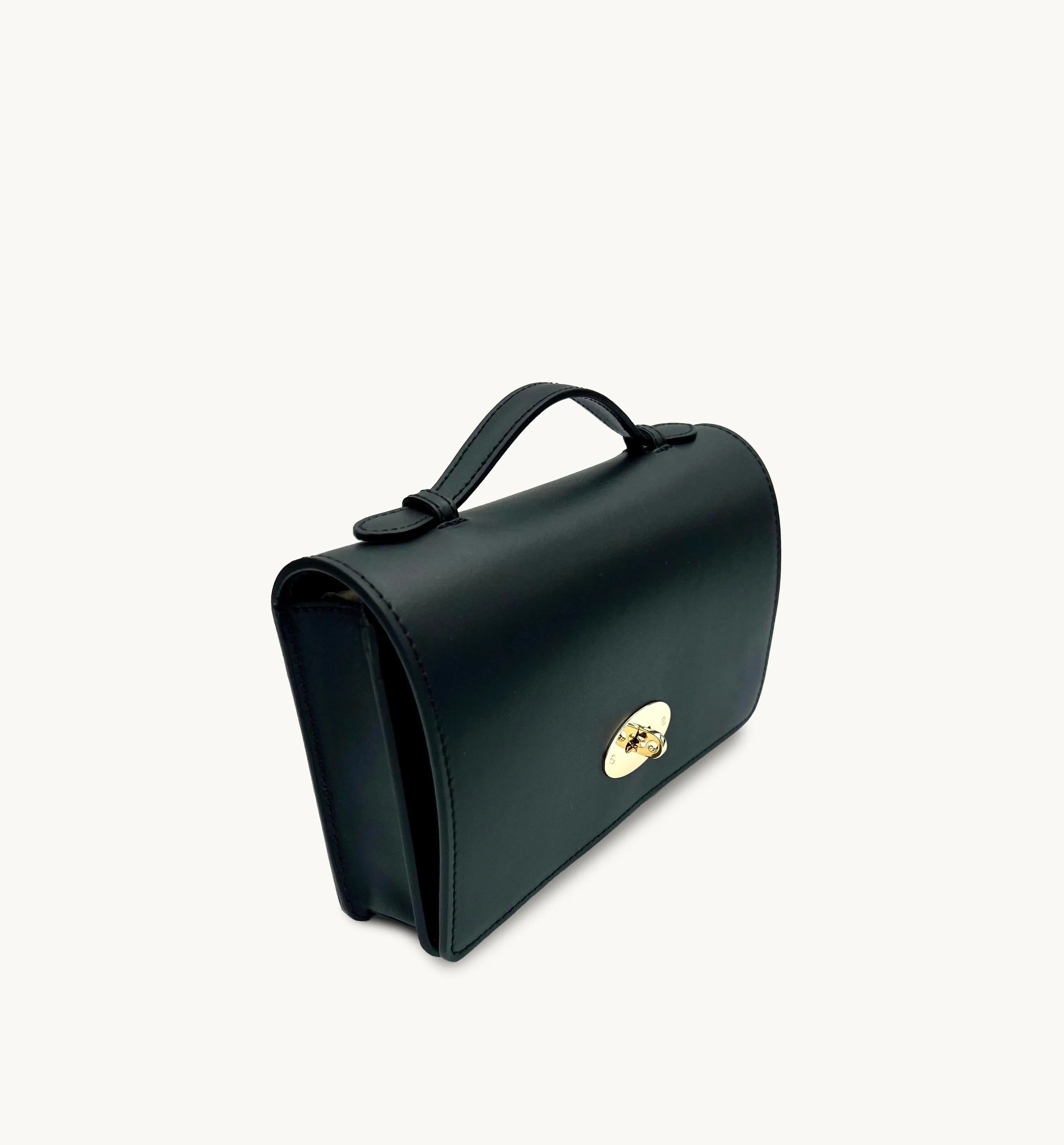 The Amelia Black Leather Bag