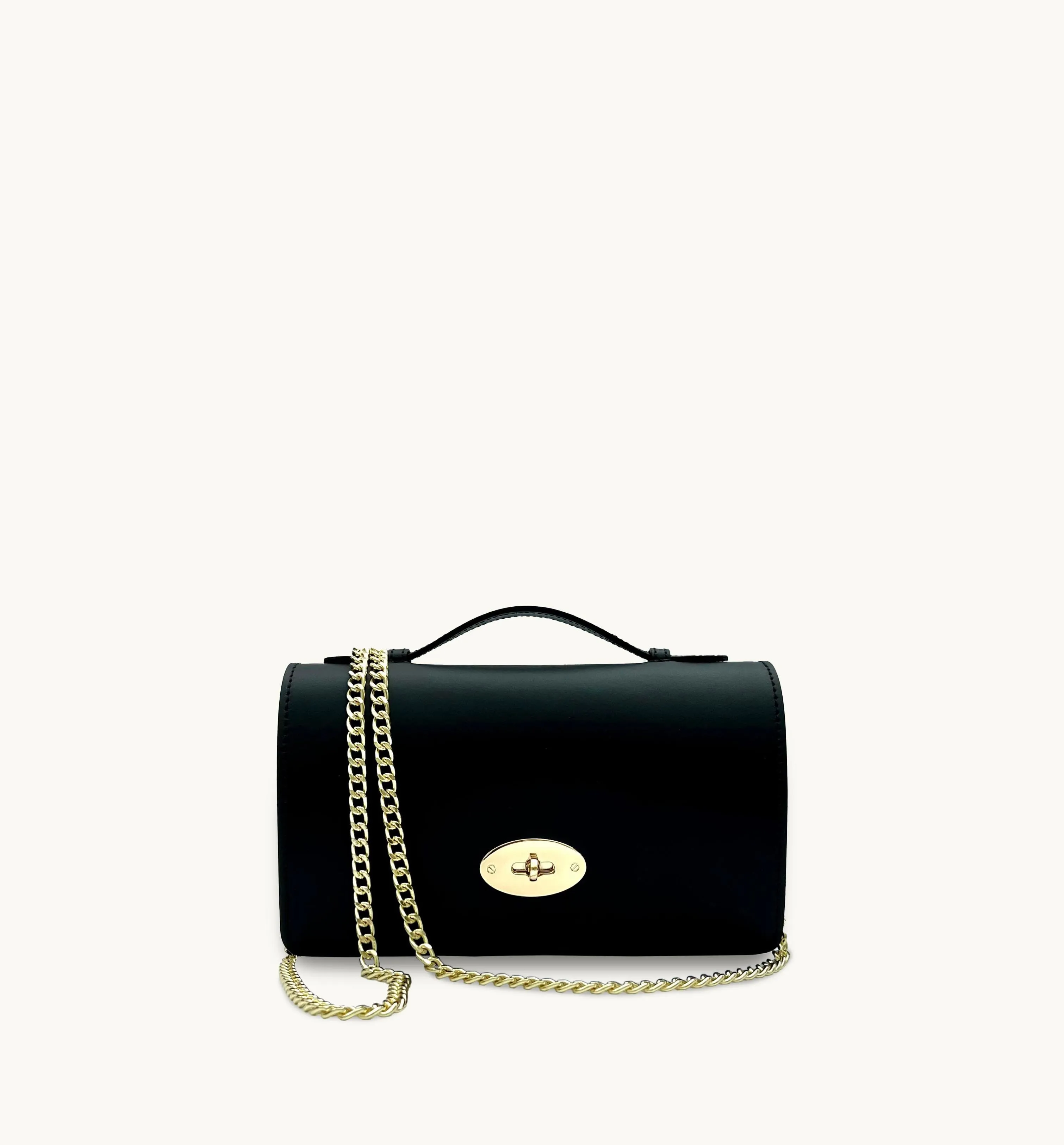 The Amelia Black Leather Bag