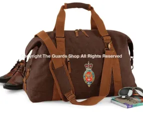 The Blues and Royals Vintage Canvas Satchel