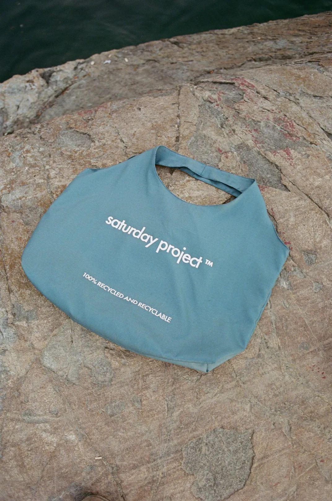 The Saturday Project XL Packable Tote - Aquamarine Blue