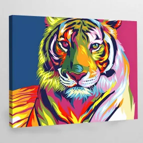 Tiger Pop Art Canvas