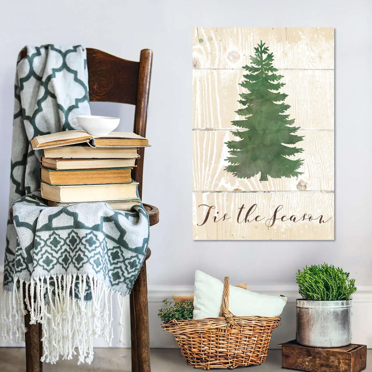 'Tis The Season Pine Wall Art