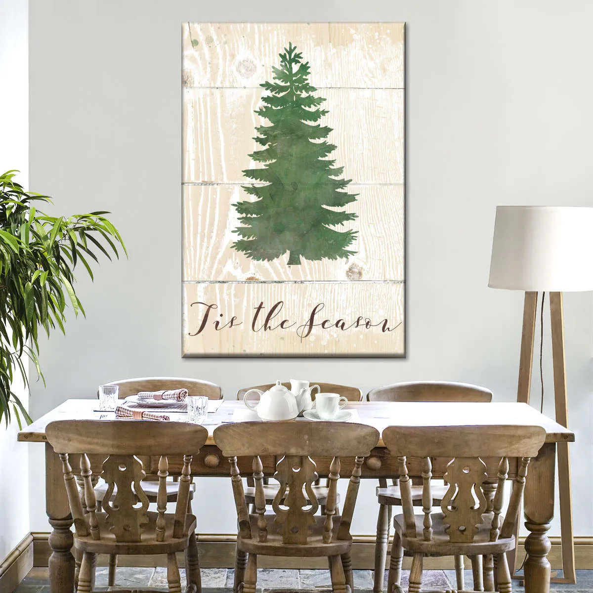 'Tis The Season Pine Wall Art