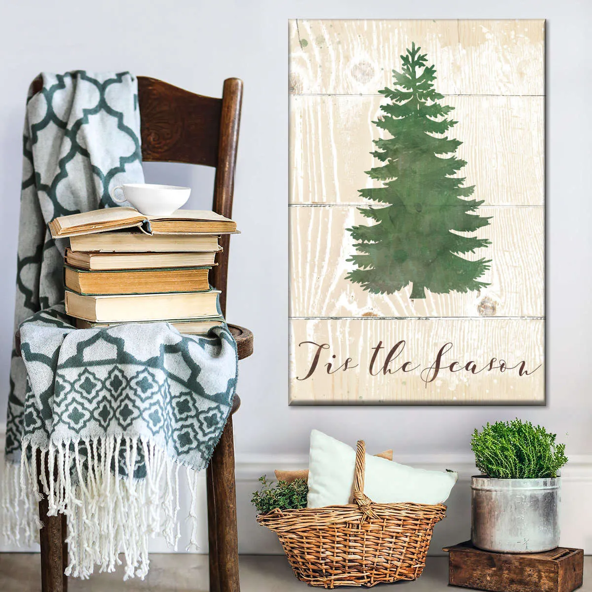 'Tis The Season Pine Wall Art