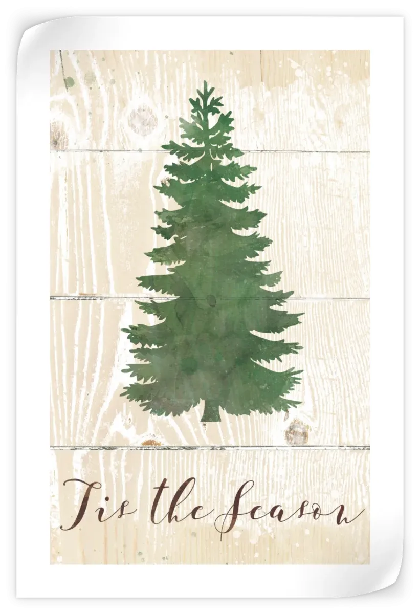 'Tis The Season Pine Wall Art