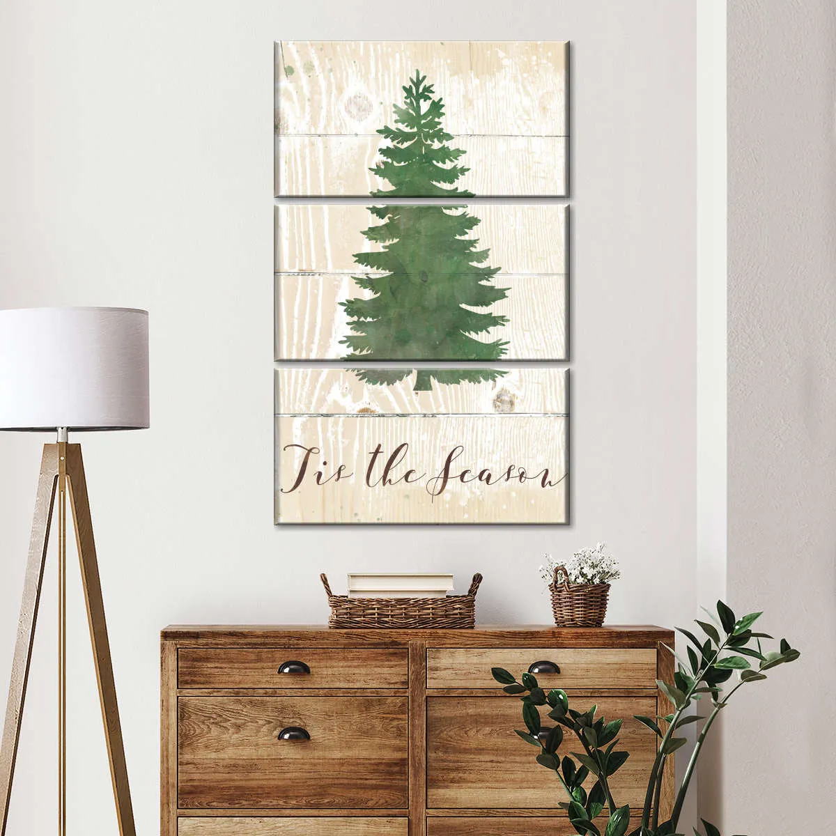 'Tis The Season Pine Wall Art