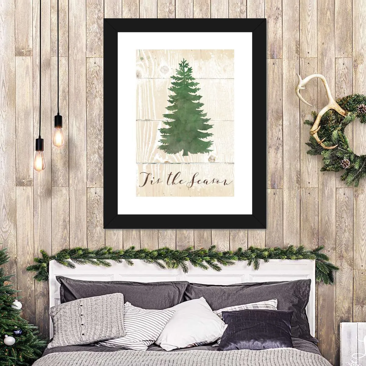 'Tis The Season Pine Wall Art