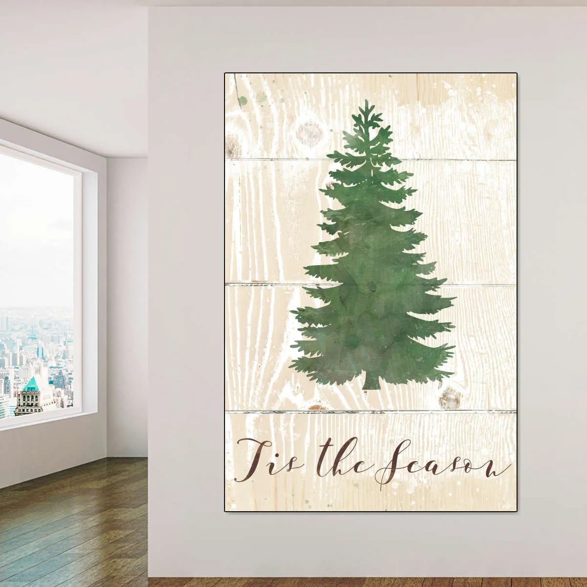 'Tis The Season Pine Wall Art