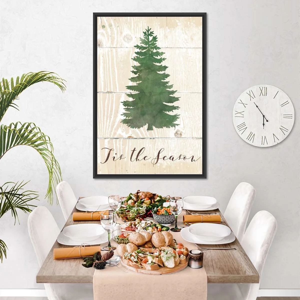 'Tis The Season Pine Wall Art