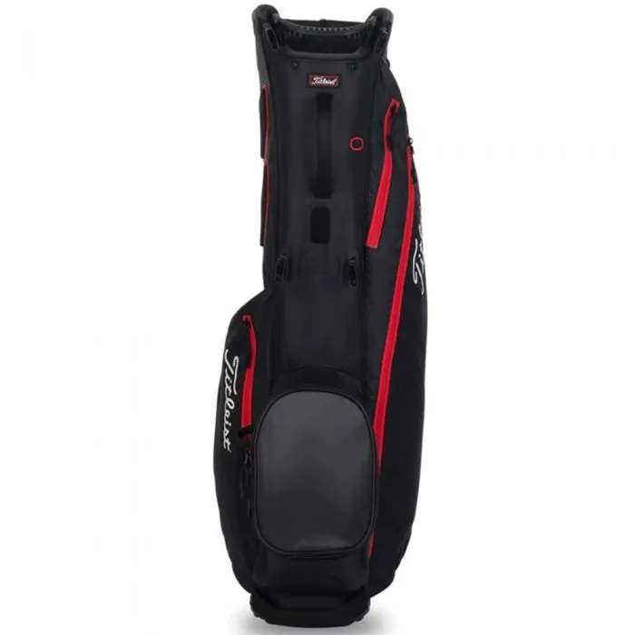 Titleist Players 4 Carbon Stand Bag - Black/Black/Red