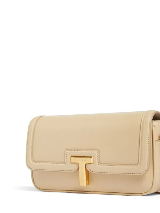 Tom Ford   E/W shiny smooth leather shoulder bag 