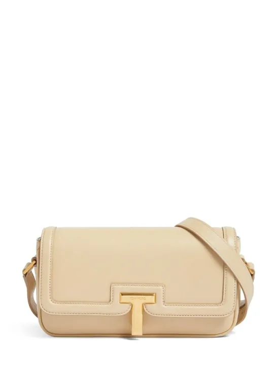 Tom Ford   E/W shiny smooth leather shoulder bag 