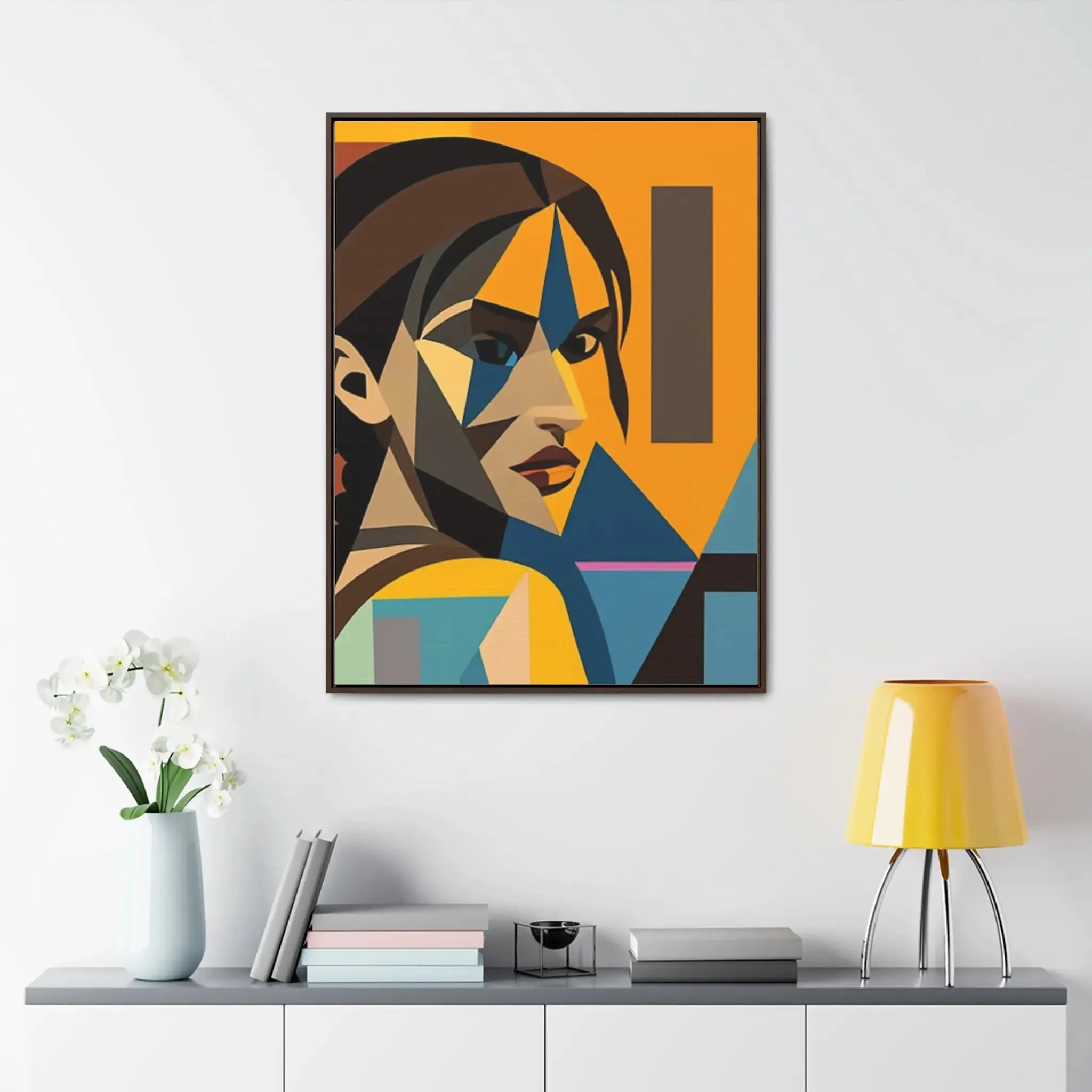 Tomb Raider Gallery Canvas Wraps, Vertical Frame