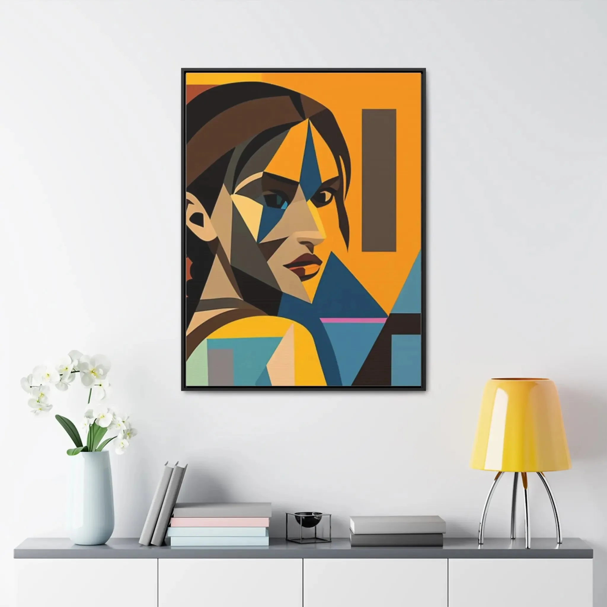 Tomb Raider Gallery Canvas Wraps, Vertical Frame