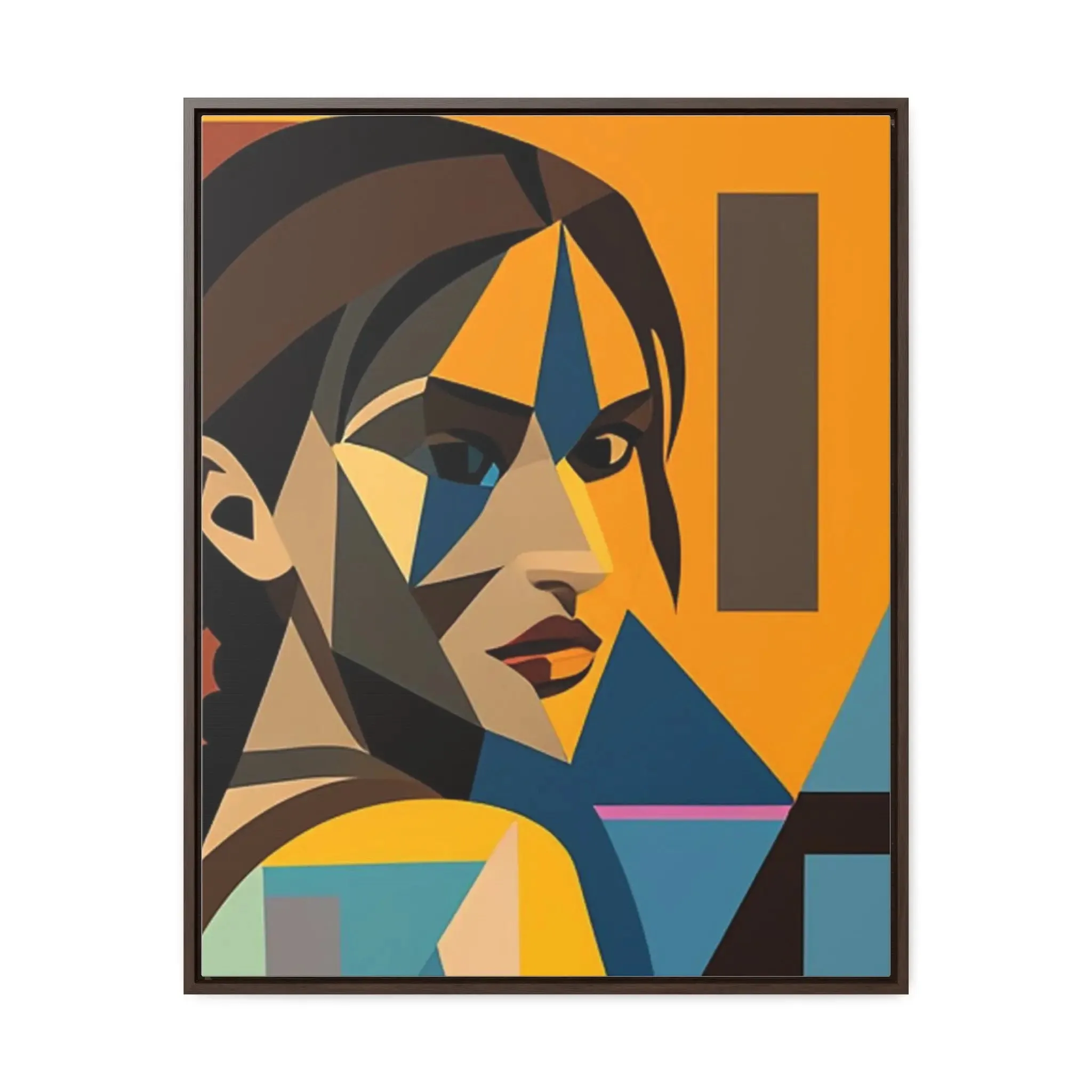 Tomb Raider Gallery Canvas Wraps, Vertical Frame